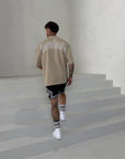 Men's Oversized Outline 'SHAWSHANK' Roman style print Heavy weight T-Shirt.