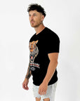 Men's ''EYE OF THE TIGER'' Acid Wash T-Shirt.