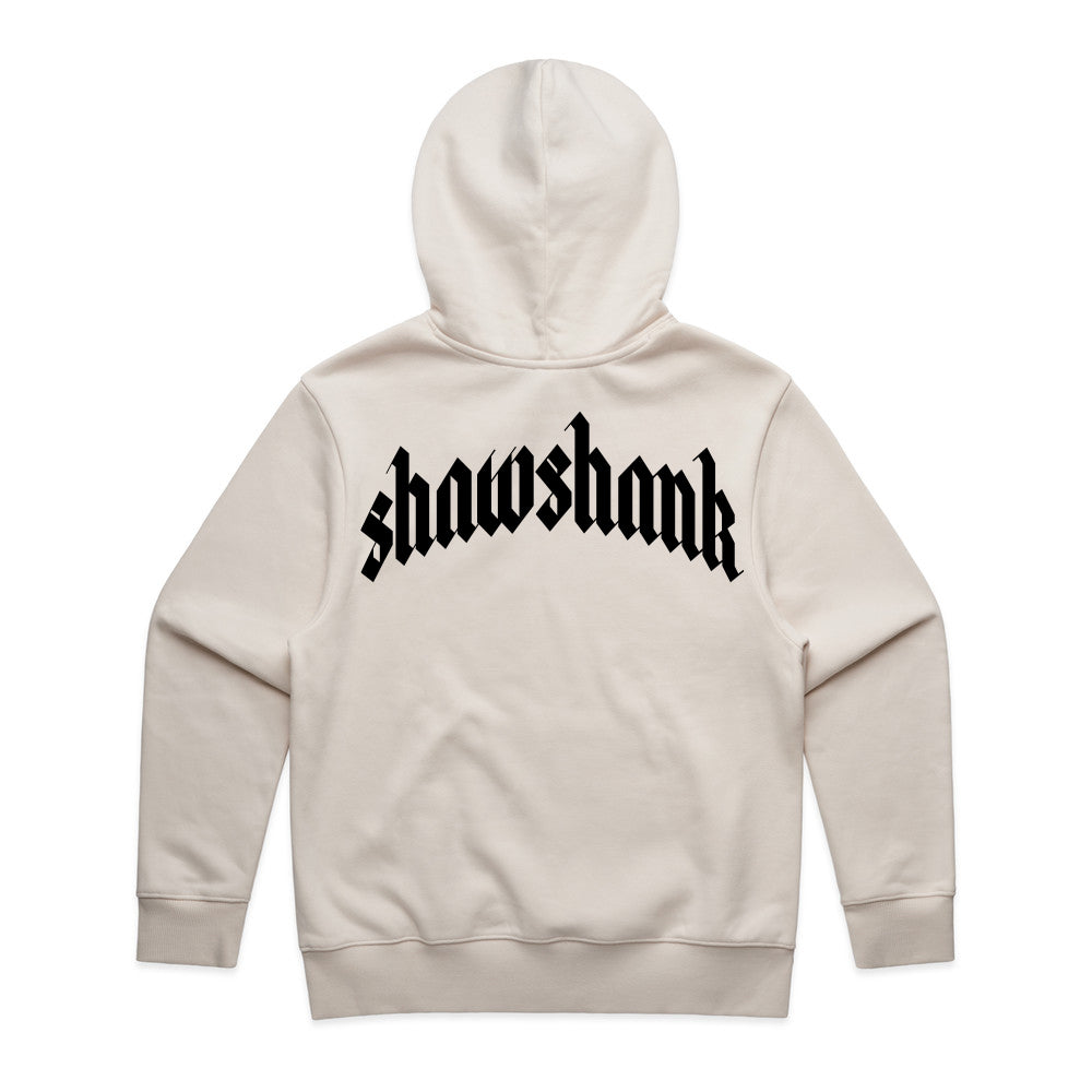 Men&#39;s Oversized &#39;SHAWSHANK&#39; Roman style print Heavy weight Hoodie