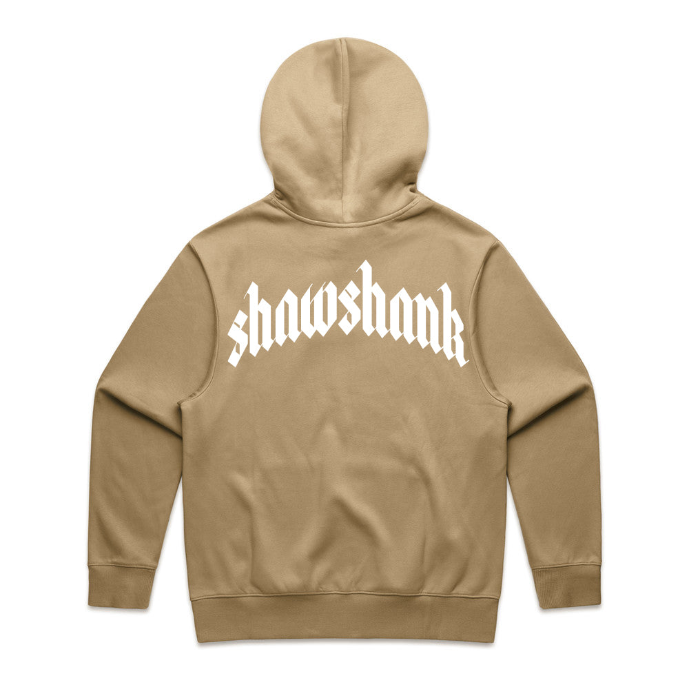 Men&#39;s Oversized &#39;SHAWSHANK&#39; Roman style print Heavy weight Hoodie