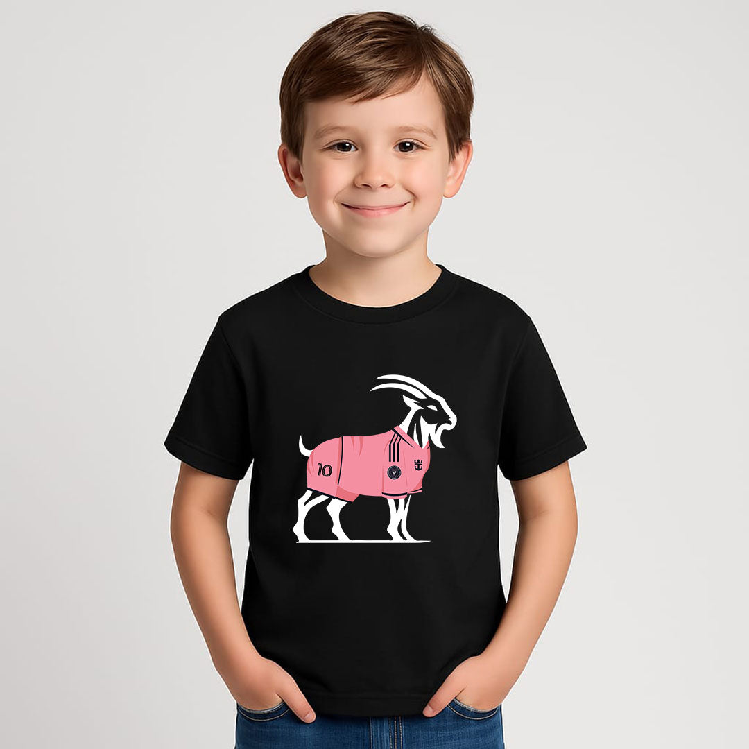 KIDS Unstoppable GOAT 🐐 LIONEL MESSI MIAMI 10 TSHIRT – Shawshank Clothing
