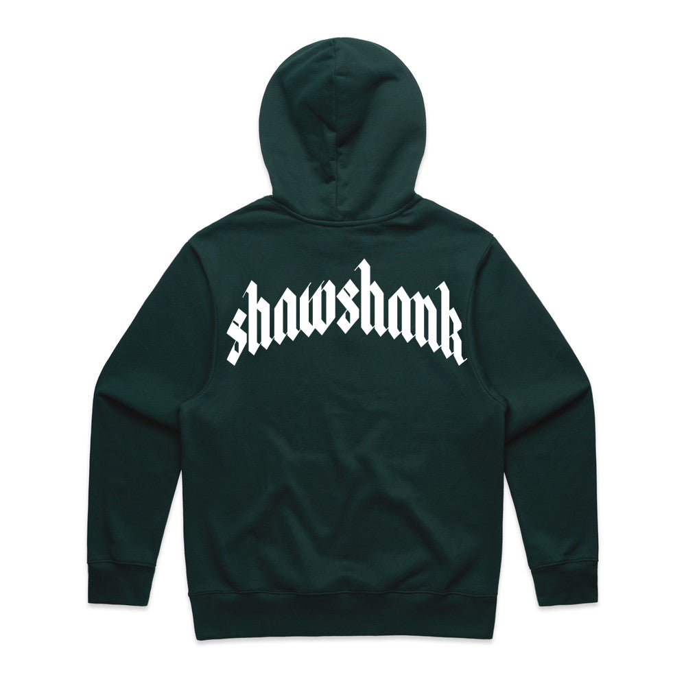 Men&#39;s Oversized &#39;SHAWSHANK&#39; Roman style print Heavy weight Hoodie