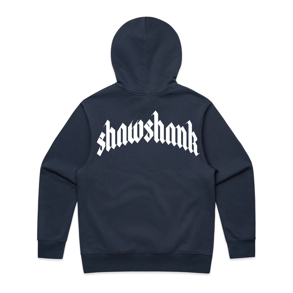 Men&#39;s Oversized &#39;SHAWSHANK&#39; Roman style print Heavy weight Hoodie