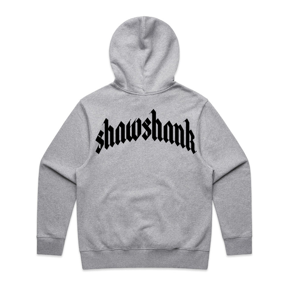 Men&#39;s Oversized &#39;SHAWSHANK&#39; Roman style print Heavy weight Hoodie