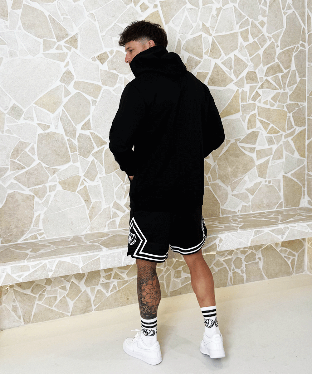 Men's fitted 'SHAWSHANK' Embossed logo heavy weight Hoodie.