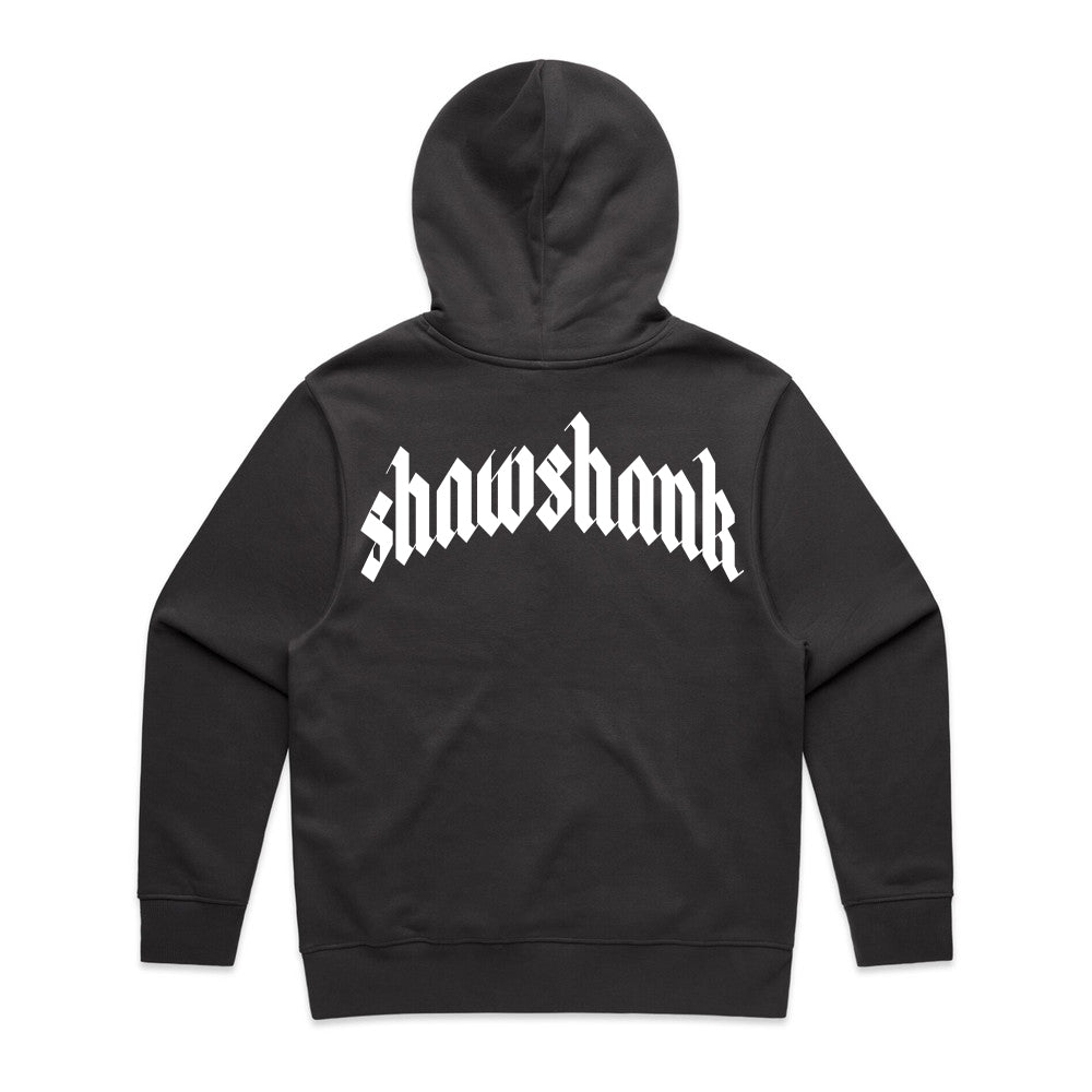 Men&#39;s Oversized &#39;SHAWSHANK&#39; Roman style print Heavy weight Hoodie