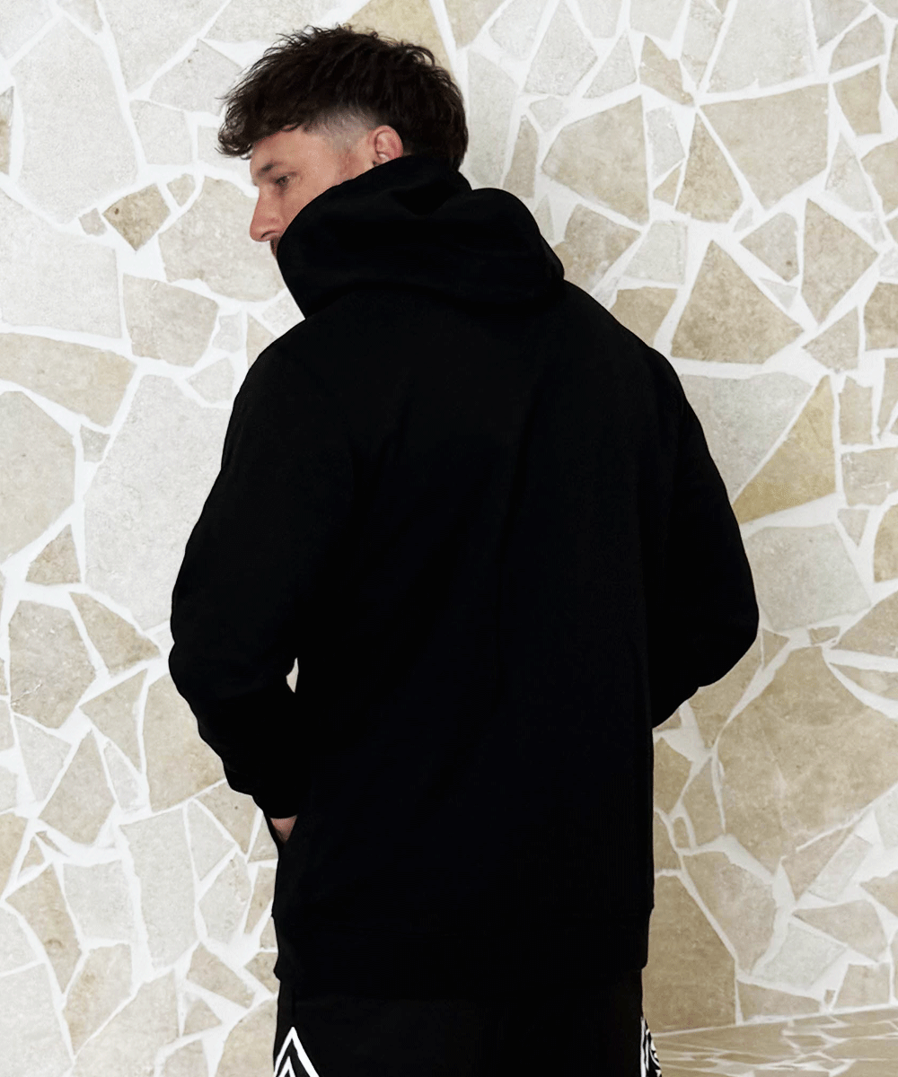 Men's fitted 'SHAWSHANK' Embossed logo heavy weight Hoodie.