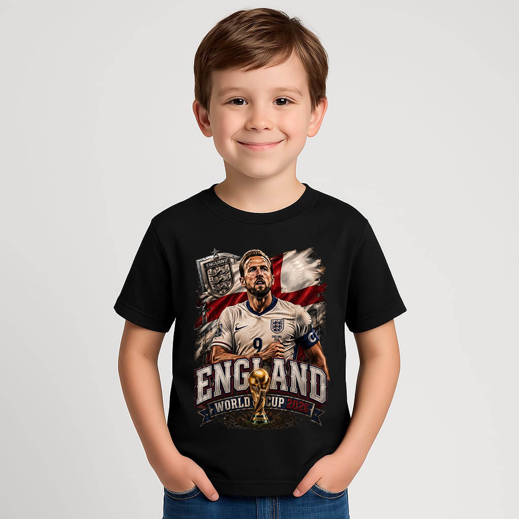 Kids ENGLAND World Cup 2026 ⚽ T-Shirt