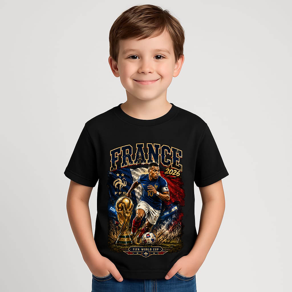 Kids FRANCE World Cup 2026 ⚽ T-Shirt