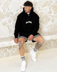 Men's Oversized 'SHAWSHANK' Roman style PUFF print Heavy weight Hoodie