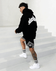 Men's Oversized 'SHAWSHANK' Roman style PUFF print Heavy weight Hoodie