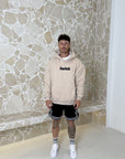 Men's Oversized 'SHAWSHANK' Roman style PUFF print Heavy weight Hoodie