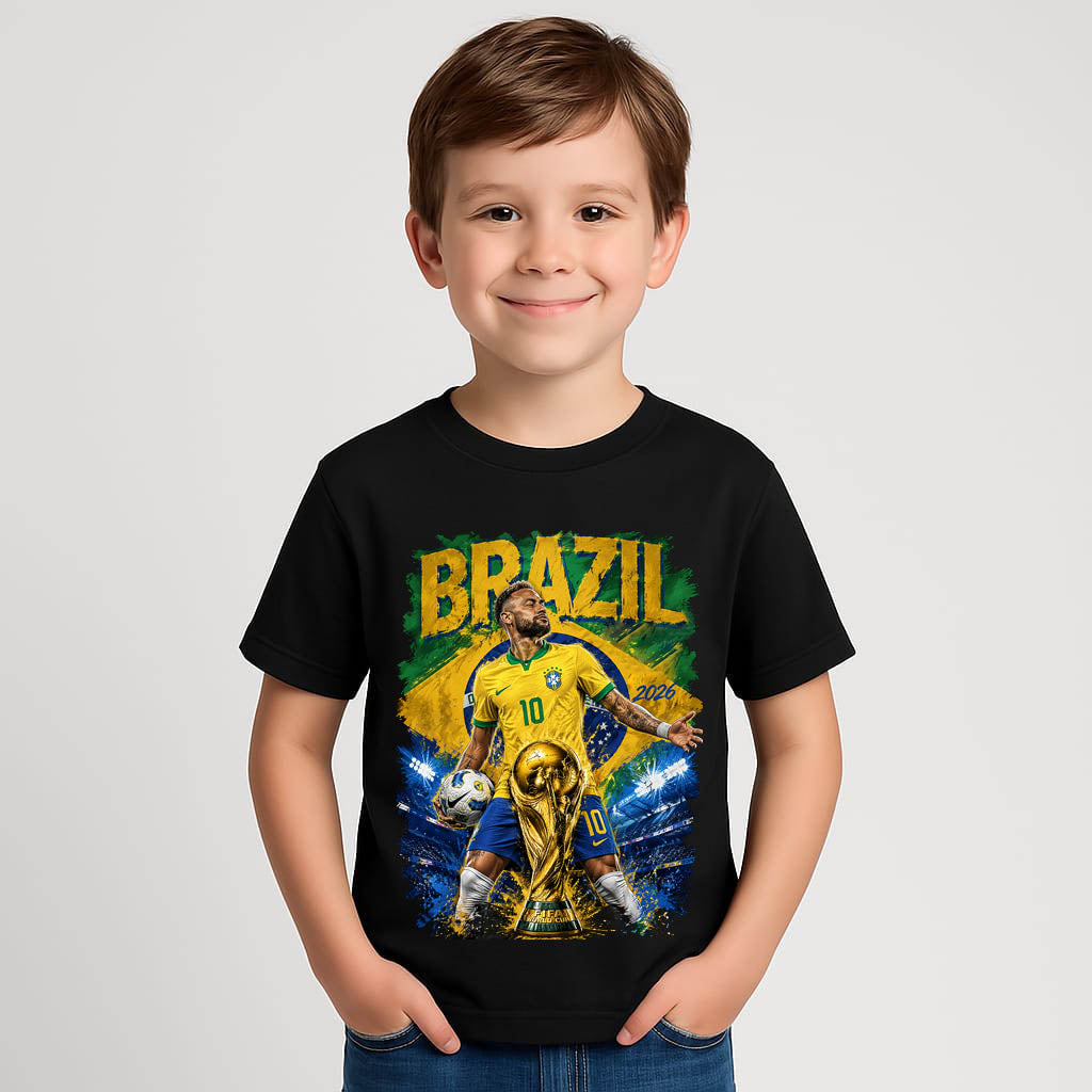 Kids BRAZIL World Cup 2026 ⚽ T-Shirt
