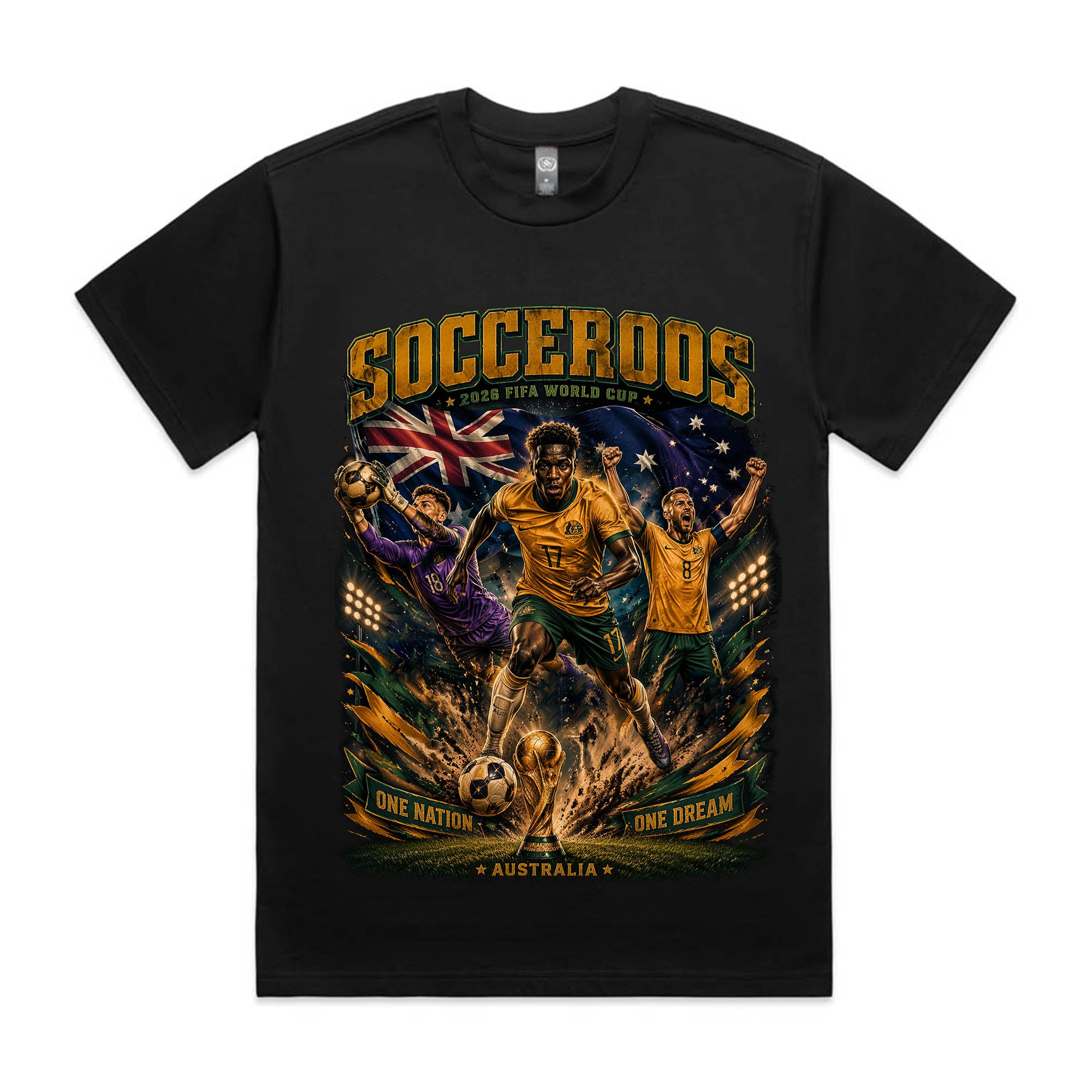 Kids SOCCEROOS World Cup 2026 ⚽ T-Shirt