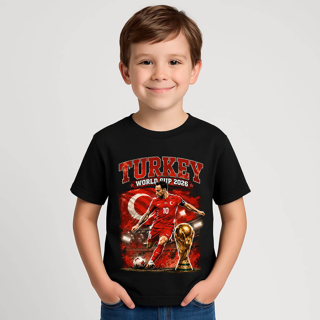 Kids TURKEY World Cup 2026 ⚽ T-Shirt
