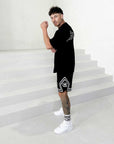 Men's Oversized Outline 'SHAWSHANK' Roman style print Heavy weight T-Shirt.