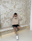Men's Oversized 'SHAWSHANK' Roman style PUFF print Heavy weight Hoodie