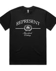 Men's Oversized Represent 'SHAWSHANK' Clothing embroided Heavy weight T-Shirt