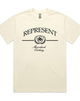 Men's Oversized Represent 'SHAWSHANK' Clothing embroided Heavy weight T-Shirt