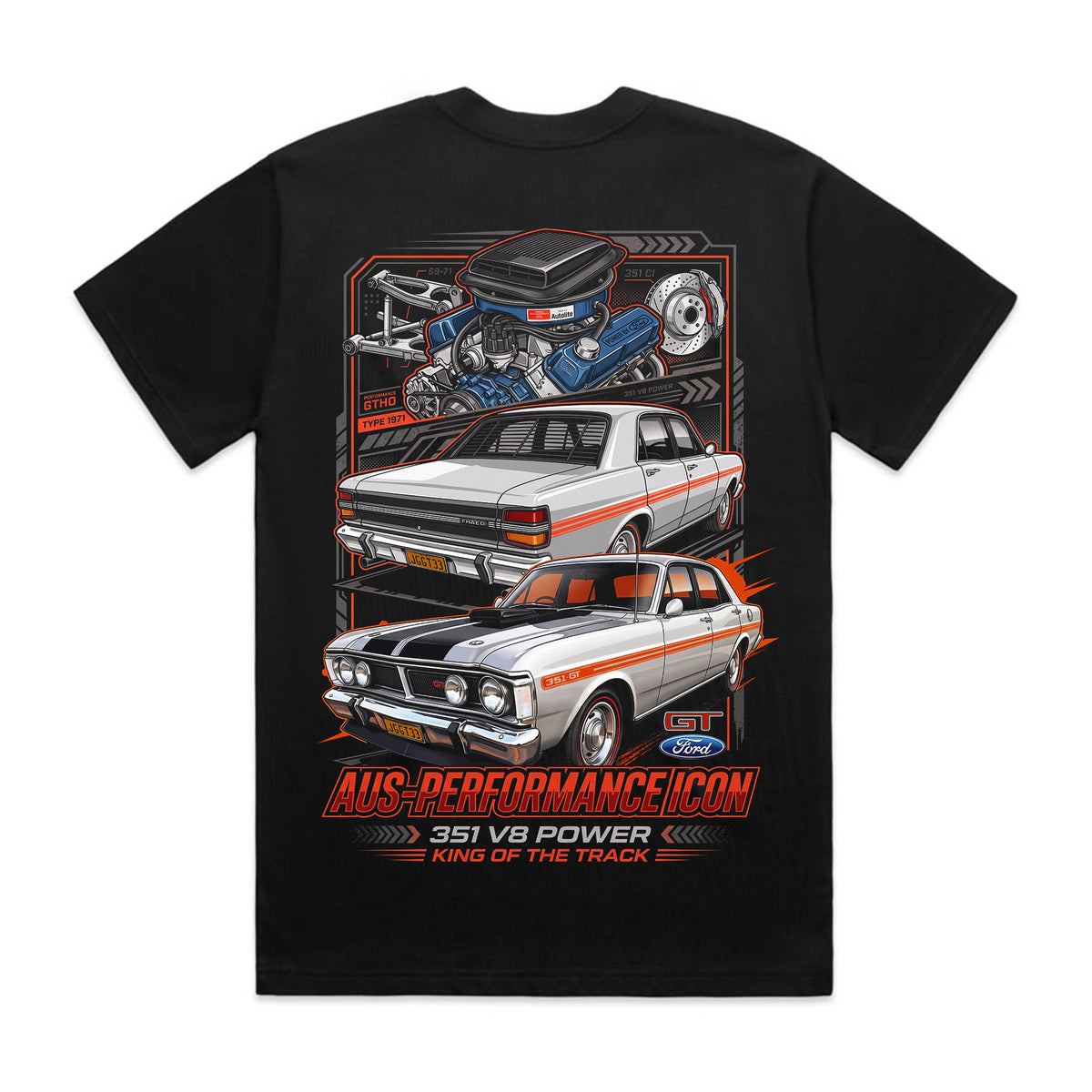 Kids 351 XY GT Vintage Muscle T-Shirt