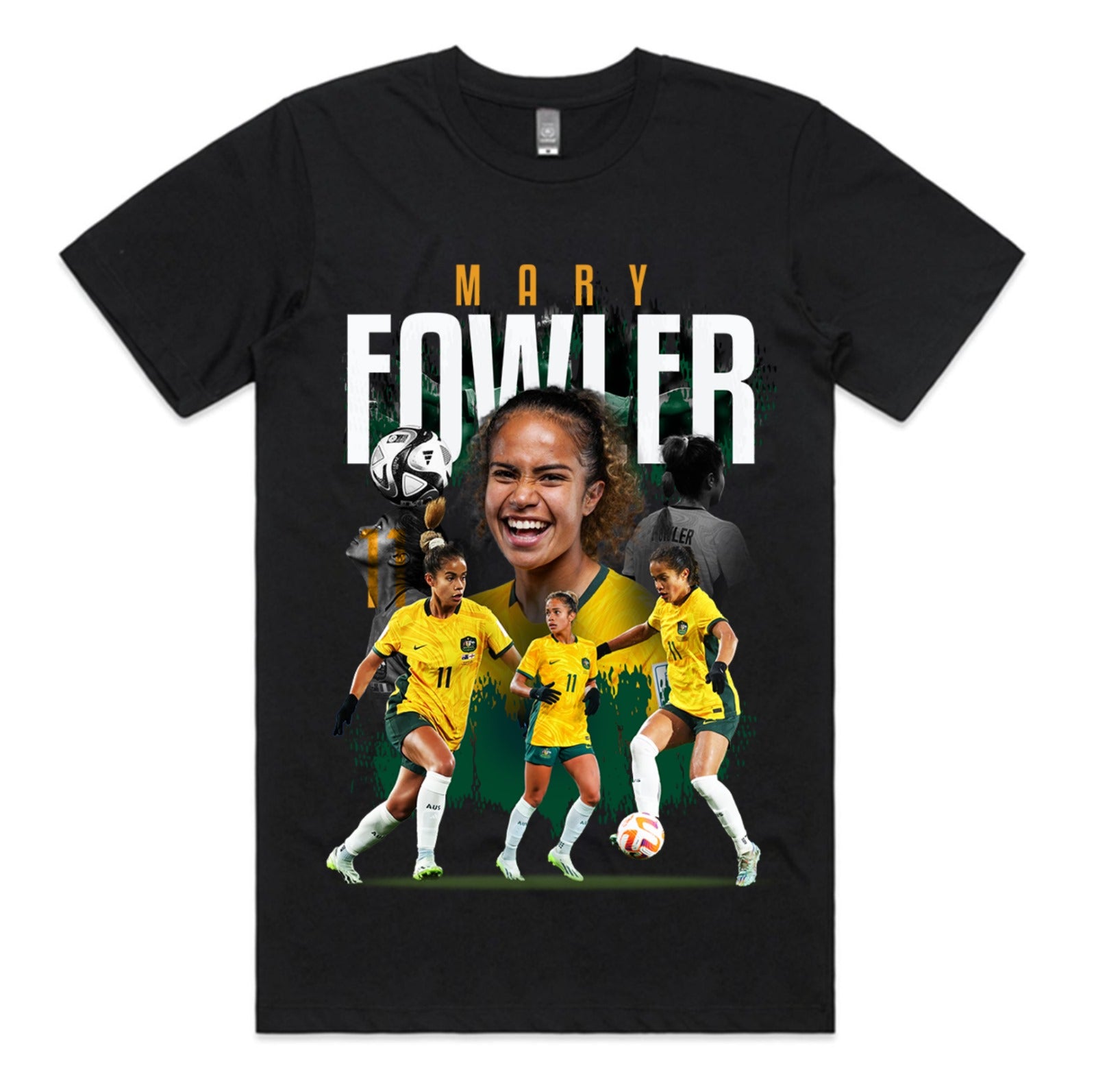 MARY FOLWER MATILDAS SUPPORTERS T-SHIRT ⚽️🇦🇺