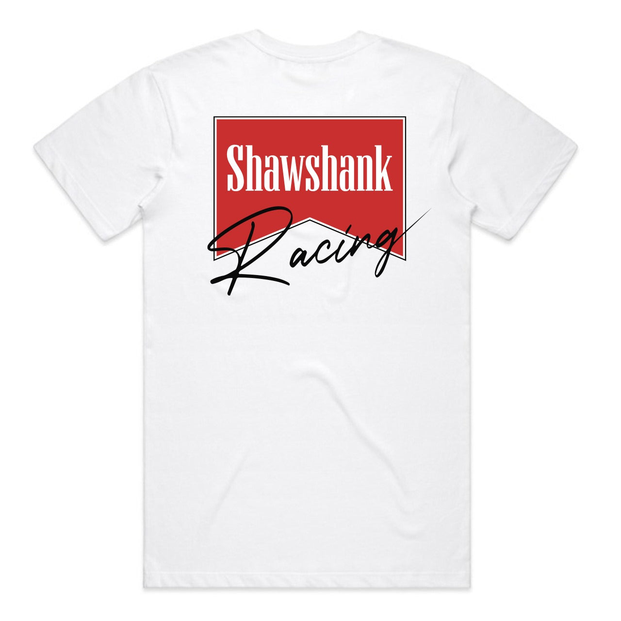 Men&#39;s&#39; Shawshank racing in RED Printed T-Shirt