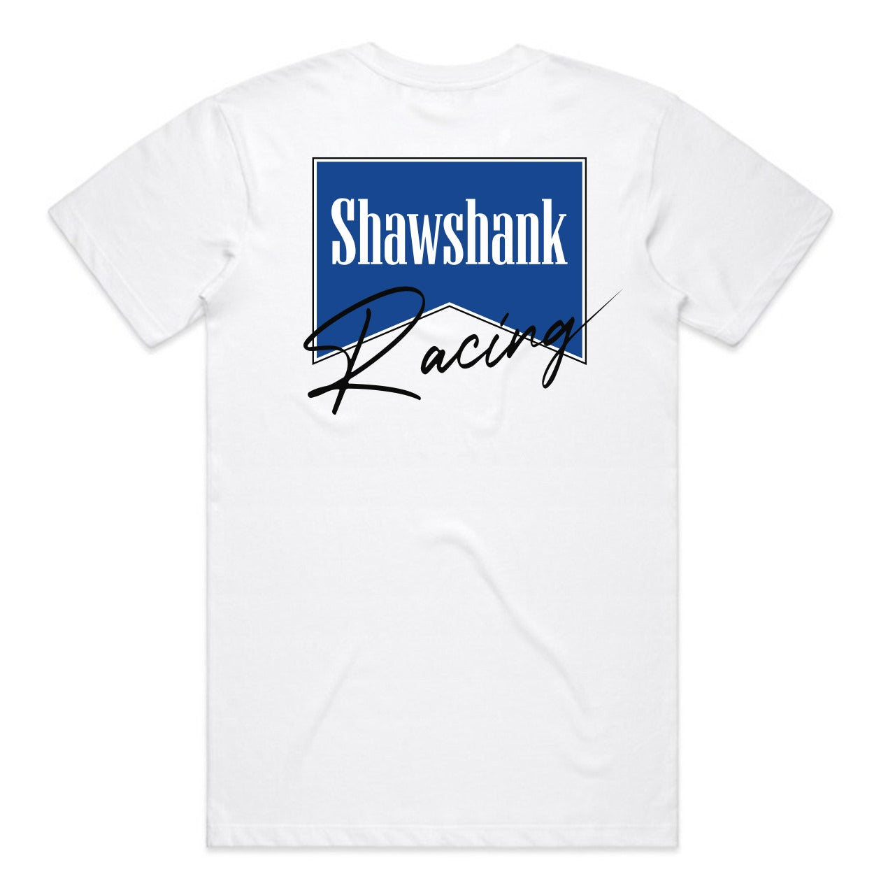 Men&#39;s&#39; Shawshank racing in BLUE Printed T-Shirt