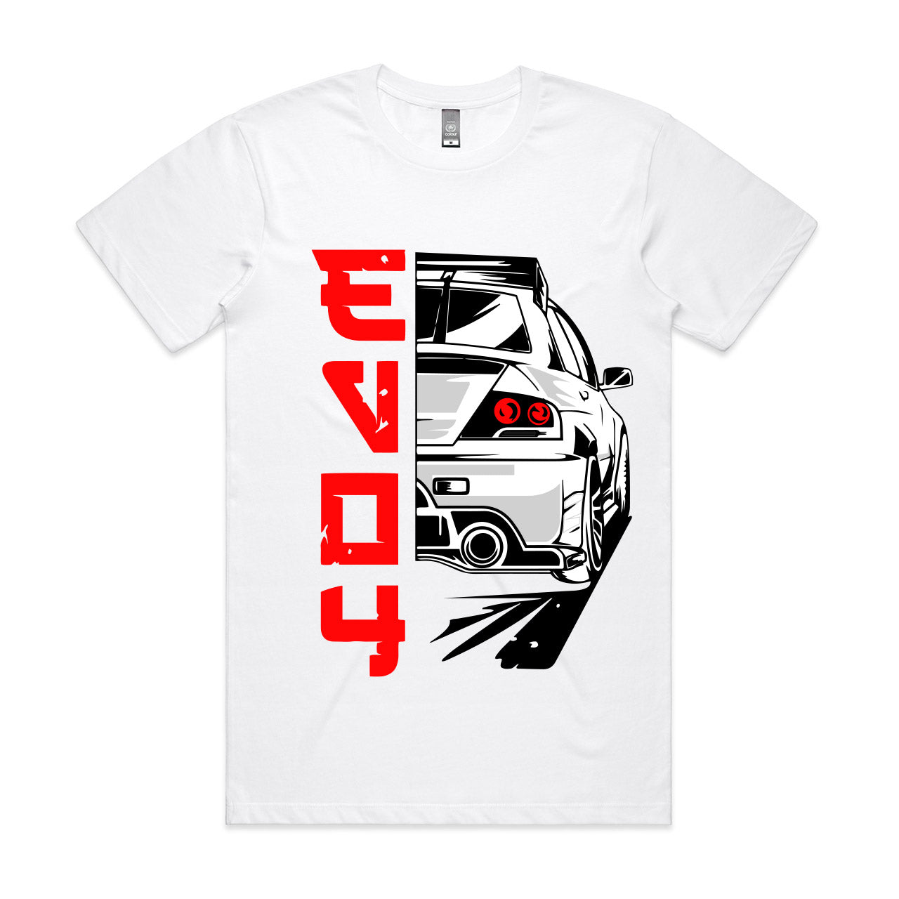 T-shirt Mitsubishi Lancer Evo Fan Art JDM - 100% Coton, Graphique Imprimé, Unisexe, Neuf Avec étiquettes