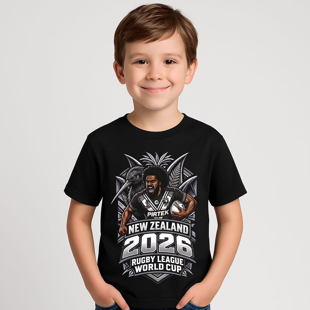 Kids RWC 2026 Supporters NEWZEALAND T-shirt