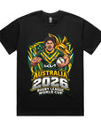 Kids RWC 2026 Supporters Reece Walsh Australia T-shirt