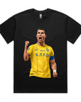 ⚡ Ronaldo Al Nassr Football Portrait  ⚽ T-Shirt