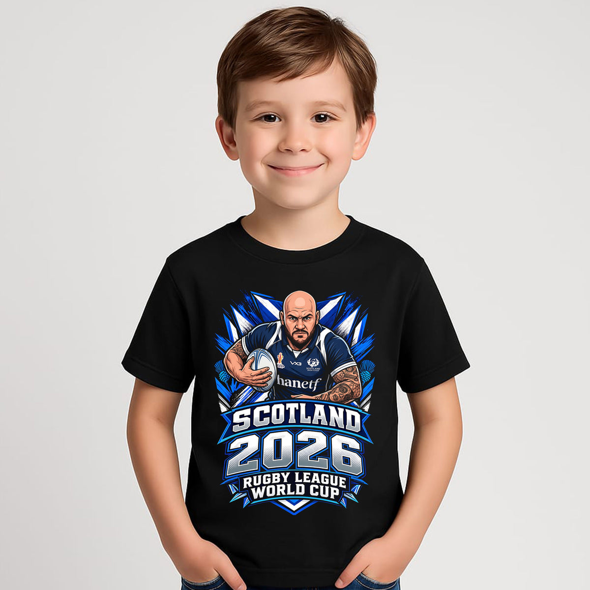 Kids RWC 2026 Supporters SCOTLAND T-shirt