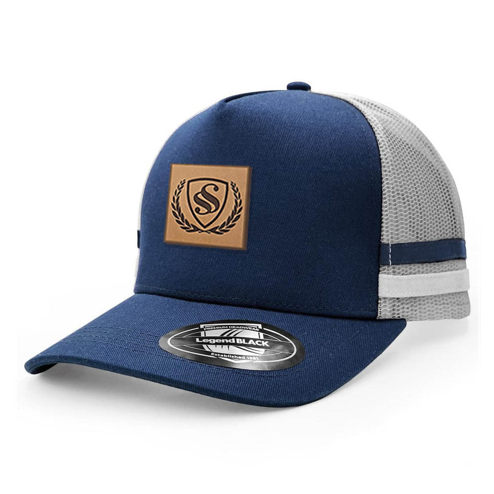 Shawshank Striped Trucker Cap