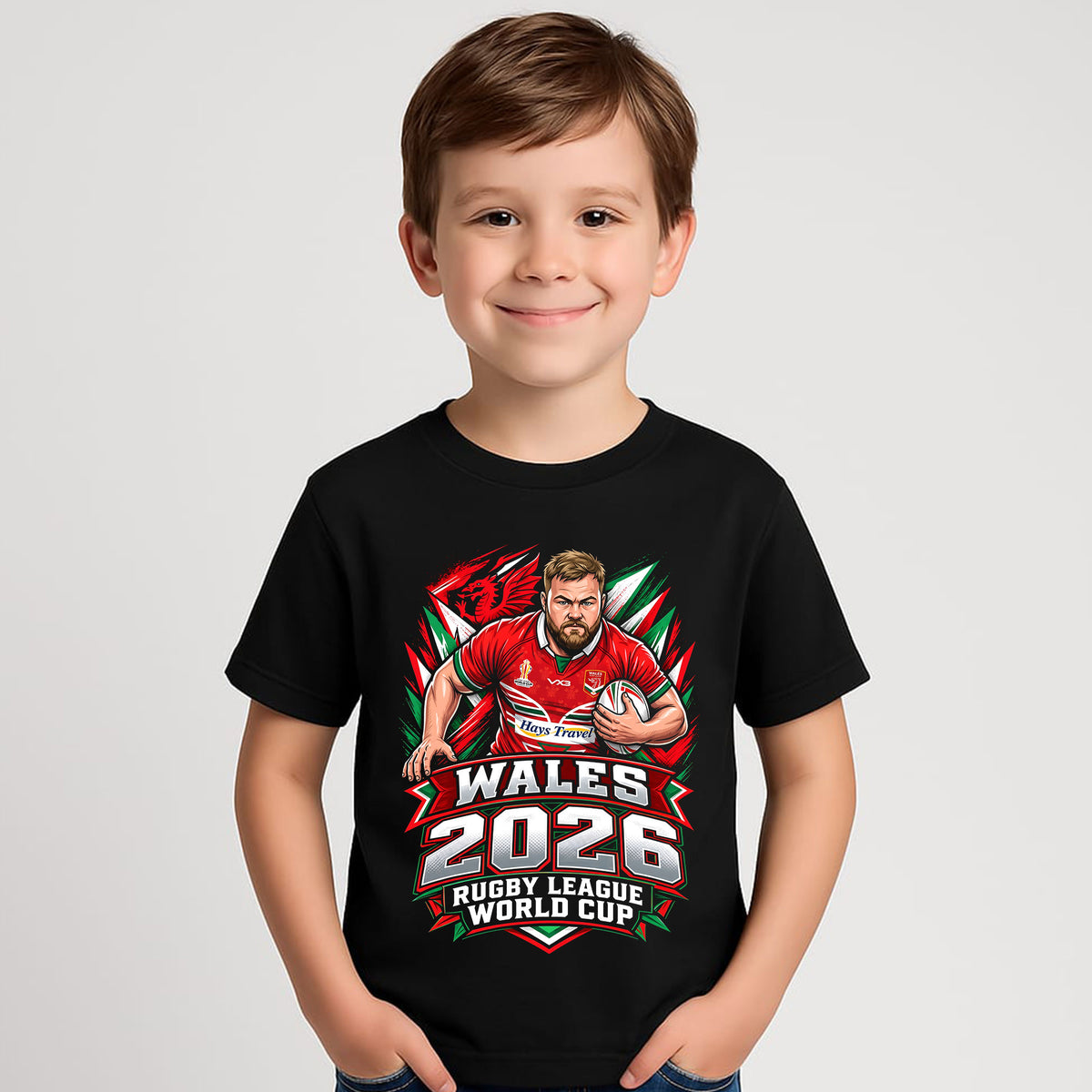 Kids RWC 2026 Supporters WALES T-shirt