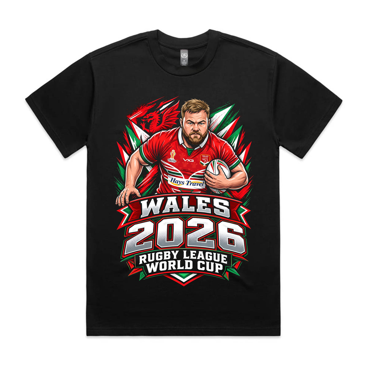 Kids RWC 2026 Supporters WALES T-shirt