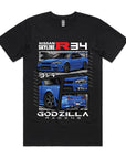 NISSAN GTR R34🏎️T-SHIRT.