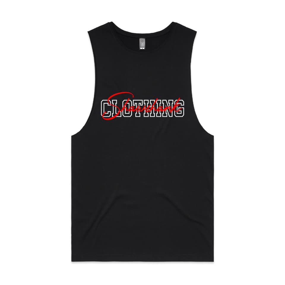 &#39;MEN&#39;S &#39;&#39;EMBROIDED SIIGNATURE&#39;&#39; Sleeveless Tank Top&quot;.