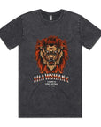 Men's ''LION KING'' Acid Wash T-Shirt.