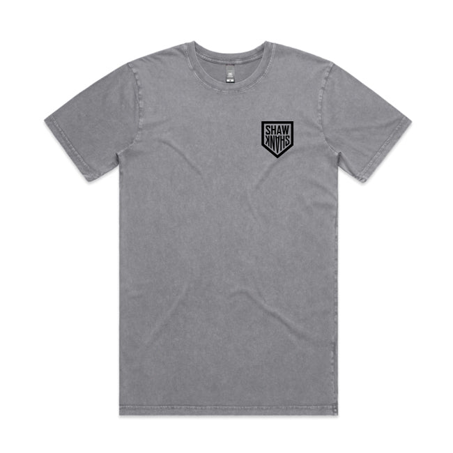 Men&#39;s Acid Wash Authority Pocket Short-Sleeve T-Shirt