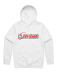 Men's Embroided Signature hooded jumper.