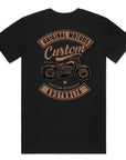 Men's  ''CUSTOM MOTORCYCLES'' Print T-Shirt.
