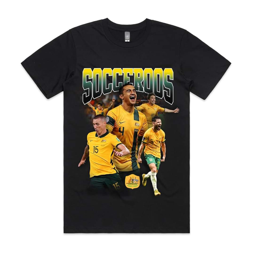 SOCCEROOS AUSTRALIA WORLD CUP T-SHIRT ⚽️🇦🇺