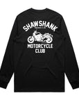 Men's ''SHAWSHANK MOTORCYCLE CLUB" Printed Long Sleeve T-Shirt