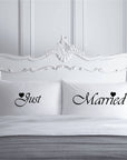 PS02- JUST MARRIED PILLOW CASES - Shawshank Clothing 