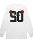 Men's 'THORN BETWEEN TWO ROSES'" Printed Long Sleeve T-Shirt.