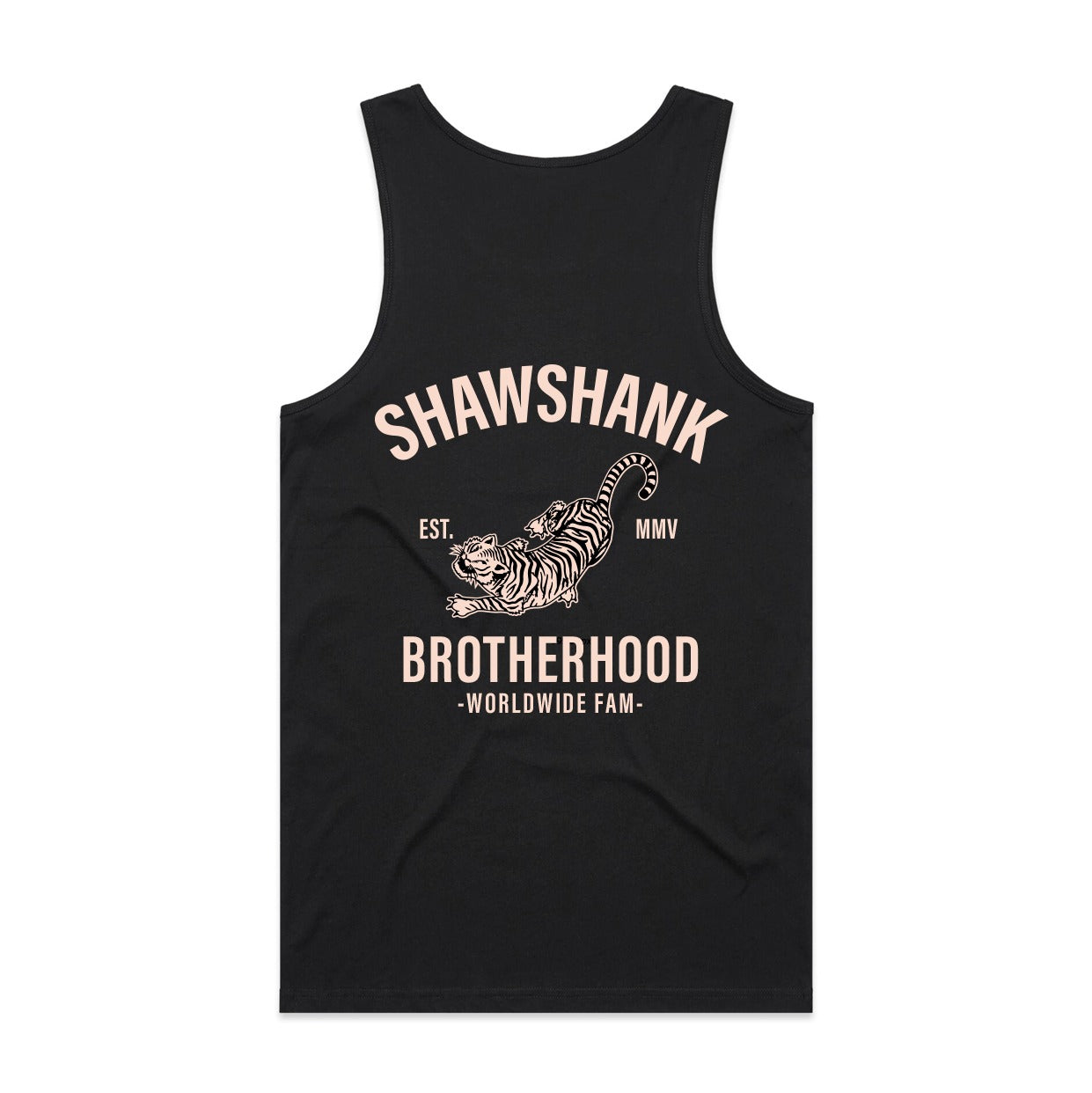 MEN&#39;S &#39;&#39;Shawshank brotherhood&#39;&#39; Sleeveless Tank Top&quot;.